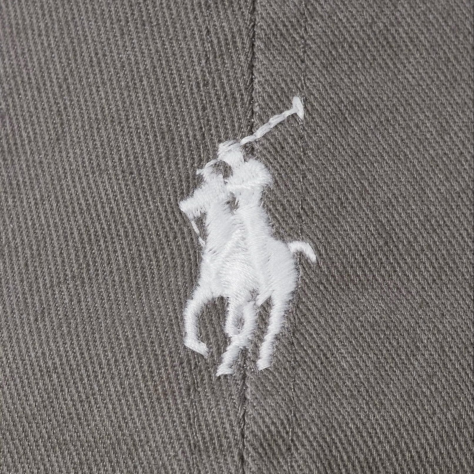  Nón Polo Ralph Lauren - [Unisex] Cotton Chino White Logo Gray 