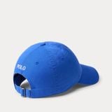  Nón Polo Ralph Lauren - [Unisex] Cotton Chino White Logo Blue 