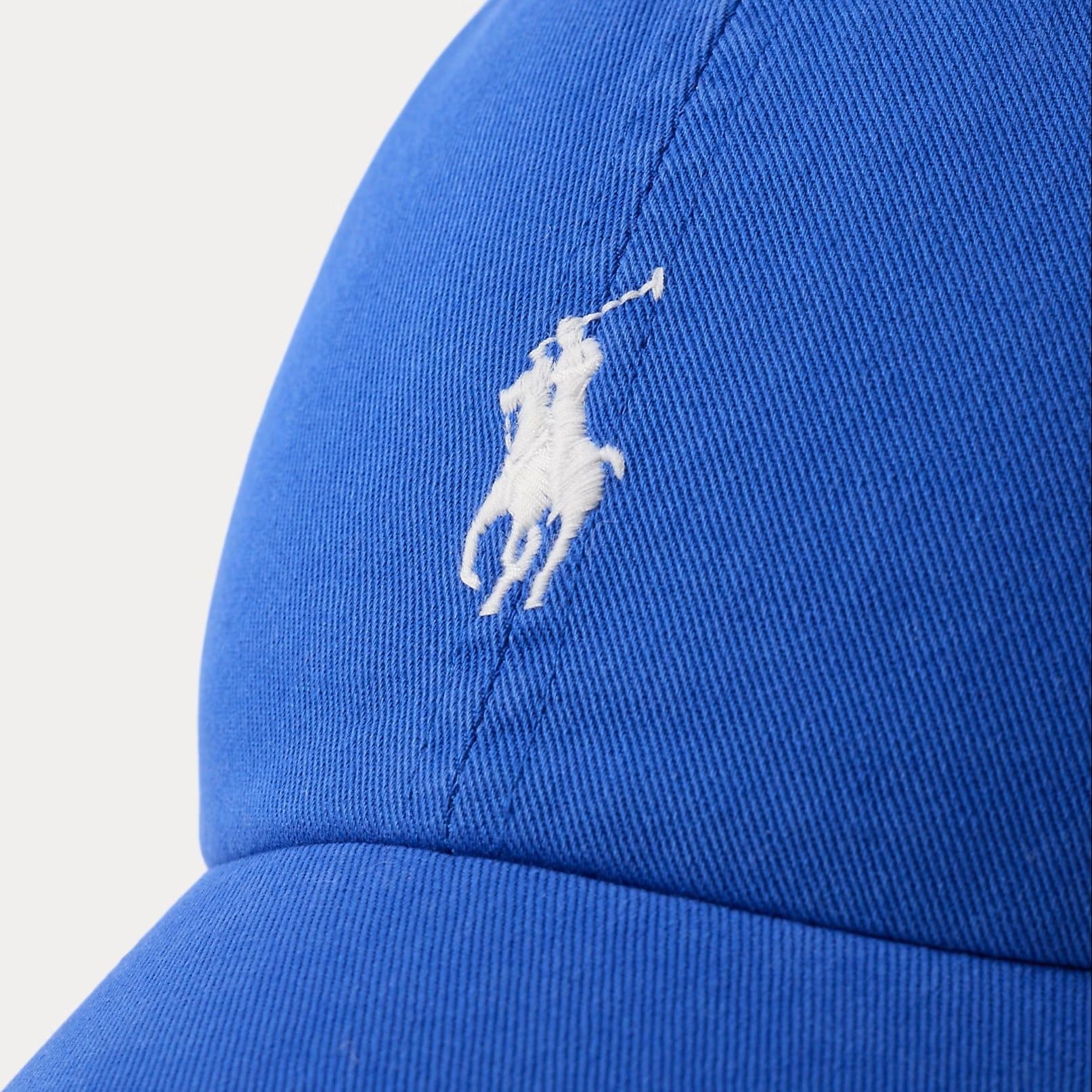  Nón Polo Ralph Lauren - [Unisex] Cotton Chino White Logo Blue 