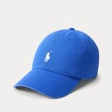  Nón Polo Ralph Lauren - [Unisex] Cotton Chino White Logo Blue 