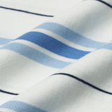  Áo thun MLB [Unisex] Varsity Stripe Overfit NY Yankees Ivory - 3ATSV0353-50IVS 