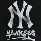  Áo thun MLB [Unisex] Basic Street Logo Overfit New York Yankees Black - 3ATSB5153-50BKS 