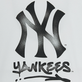  Áo thun MLB [Unisex] Basic Street Logo Overfit New York Yankees White - 3ATSB5153-50WHS 
