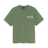  Áo thun MLB [Unisex] Basic Street Logo Overfit Boston Red Sox Khaki - 3ATSB5153-43KAP 