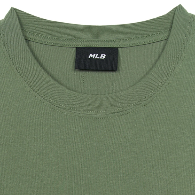  Áo thun MLB [Unisex] Basic Street Logo Overfit Boston Red Sox Khaki - 3ATSB5153-43KAP 