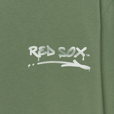  Áo thun MLB [Unisex] Basic Street Logo Overfit Boston Red Sox Khaki - 3ATSB5153-43KAP 