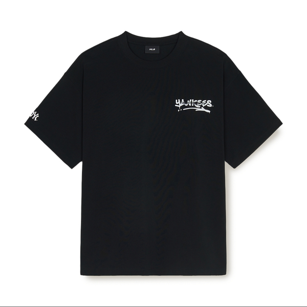 Áo thun MLB [Unisex] Basic Heavyweight Mega NY Yankees 3ATSB4053-50BKS