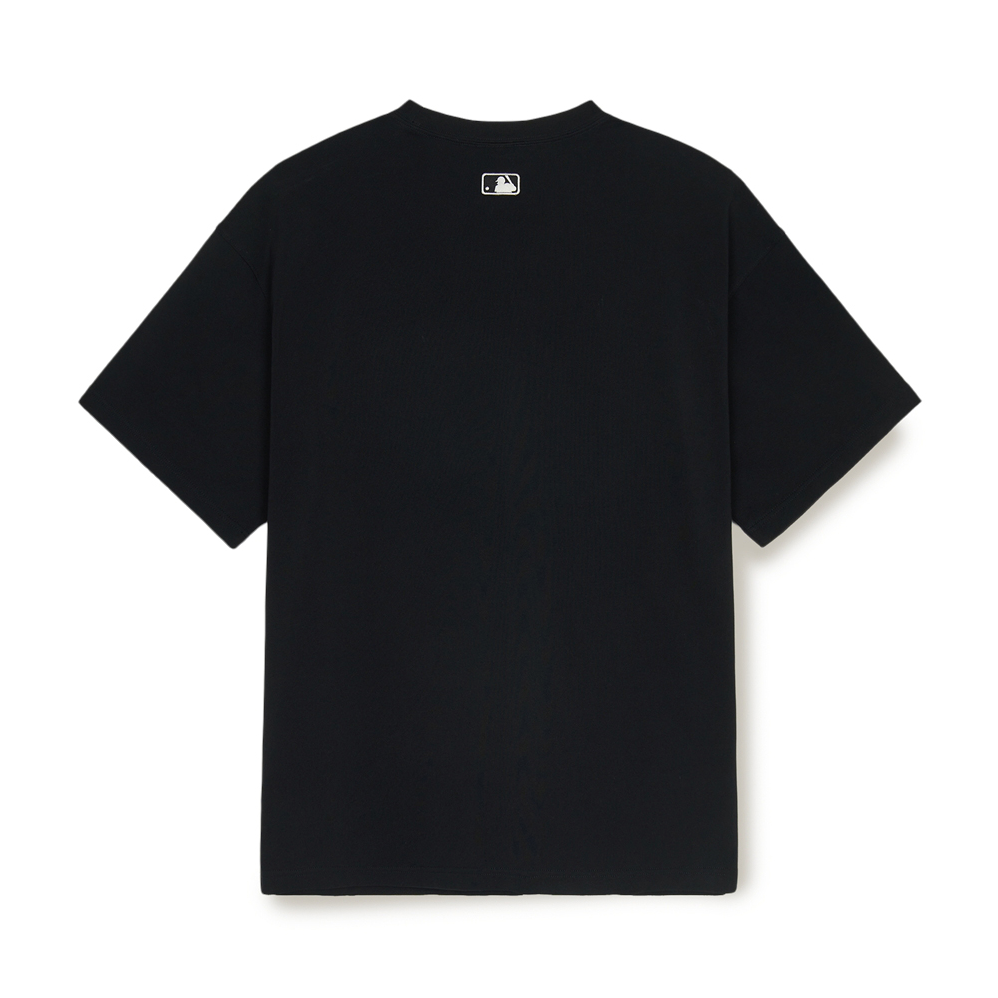  Áo thun MLB [Unisex] Basic Heavyweight Mega Overfit NY Yankees Black - 3ATSB4053-50BKS 