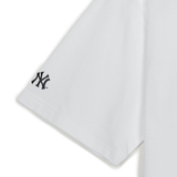  Áo thun MLB [Unisex] Basic Heavyweight Mega Overfit NY Yankees White - 3ATSB4053-50WHS 