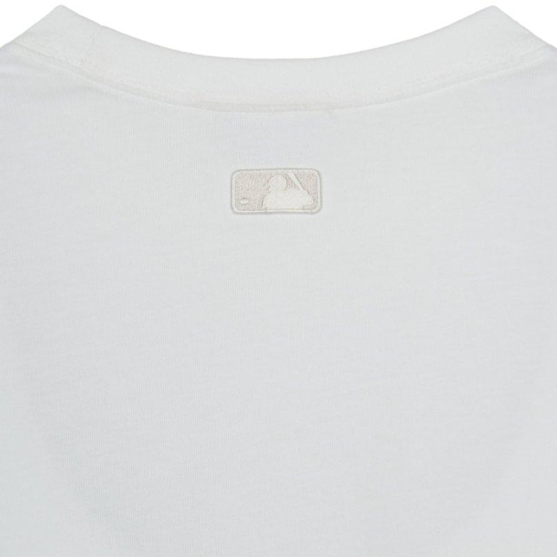  Áo thun MLB [Unisex] Basic Heavyweight Mega Overfit NY Yankees White - 3ATSB4053-50WHS 
