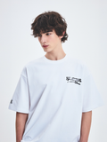  Áo thun MLB [Unisex] Basic Heavyweight Mega Overfit NY Yankees White - 3ATSB4053-50WHS 