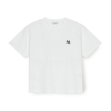  Áo thun MLB [Unisex] Basic Heavyweight Overfit NY Yankees White - 3ATSB0253-50WHS 