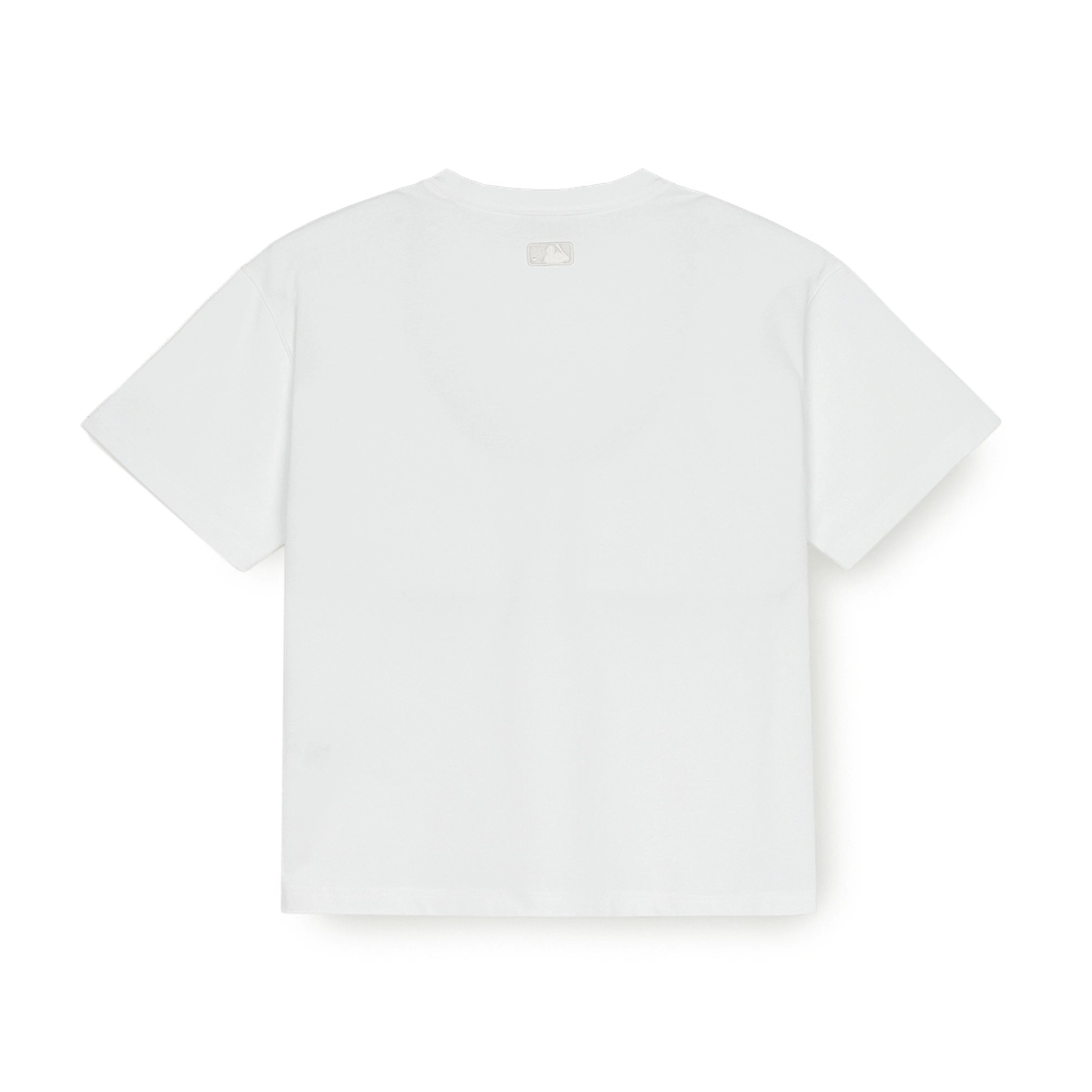  Áo thun MLB [Unisex] Basic Heavyweight Overfit NY Yankees White - 3ATSB0253-50WHS 