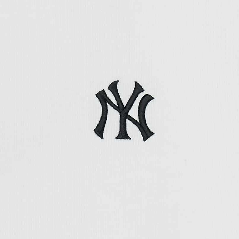  Áo thun MLB [Unisex] Basic Heavyweight Overfit NY Yankees White - 3ATSB0253-50WHS 