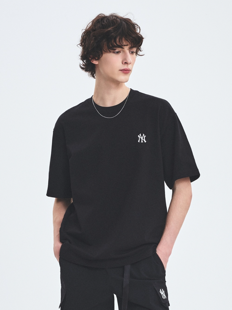  Áo thun MLB [Unisex] Basic Heavyweight Overfit NY Yankees White - 3ATSB0253-50WHS 