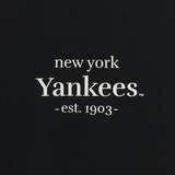  Áo thun MLB [Nữ] Varsity Logo Comfortable NY Yankees Black - 3FTSV0253-50BKS 
