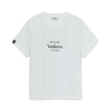  Áo thun MLB [Nữ] Varsity Logo Comfortable NY Yankees Black - 3FTSV0253-50BKS 