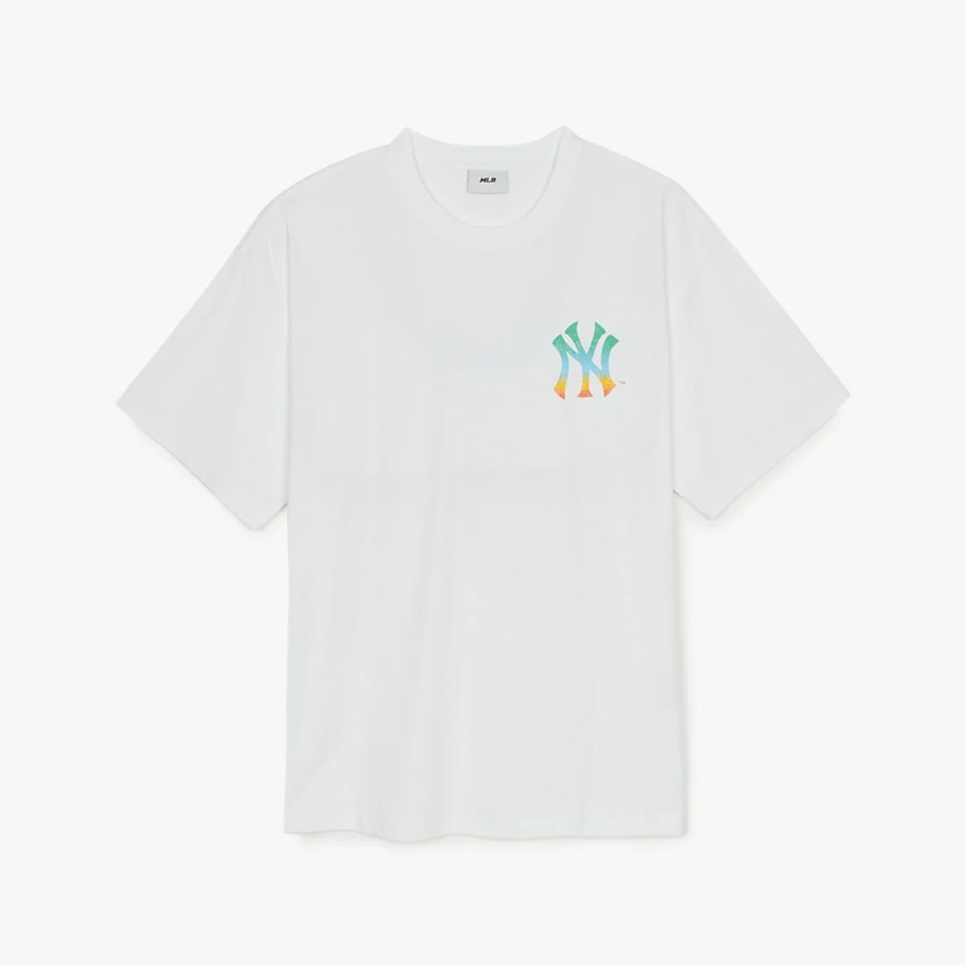  Áo thun MLB [Unisex] Basic Color Letter Megaover NY Yankees - 3ATSB0653-50WHS 
