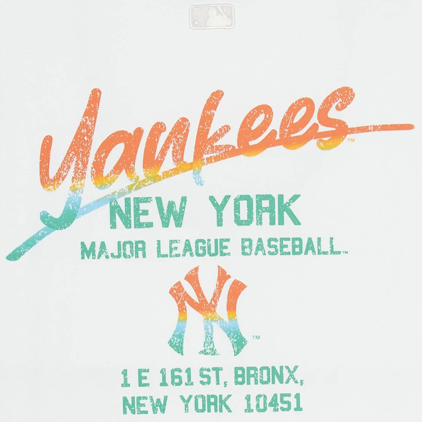  Áo thun MLB [Unisex] Basic Color Letter Megaover NY Yankees - 3ATSB0653-50WHS 