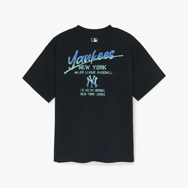 Áo thun MLB [Unisex] Basic Color Letter Megaover NY Yankees - 3ATSB0653-50WHS