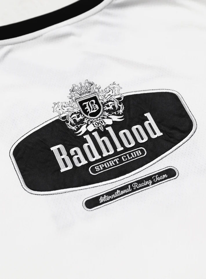 Áo Thun [Unisex] Badblood - [at-tee23-003] Sports Club T-Shirt White 