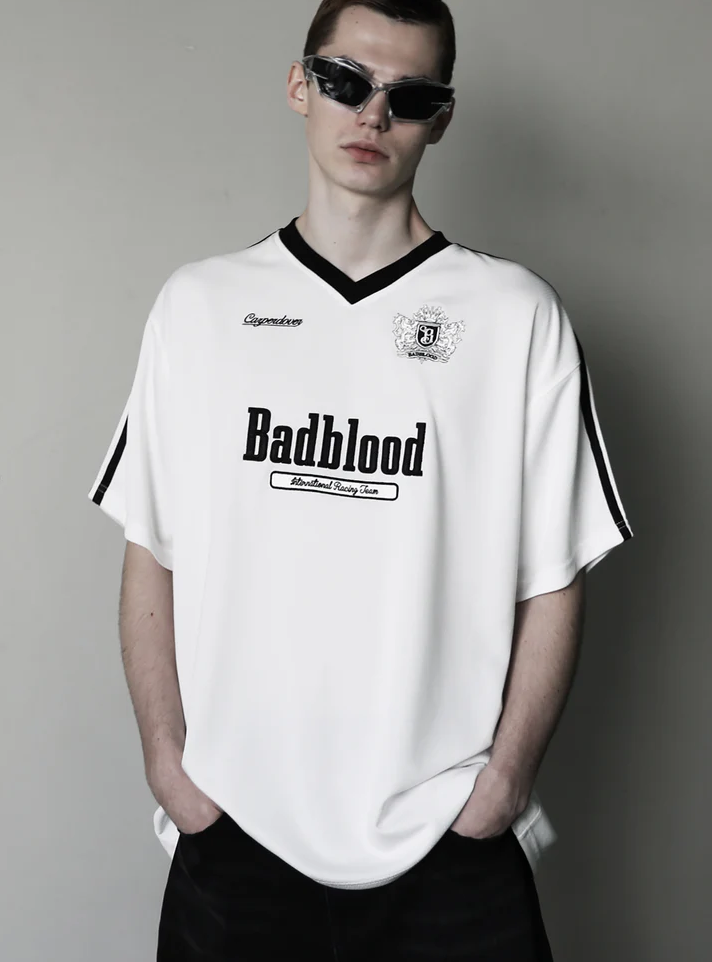  Áo Thun [Unisex] Badblood - [at-tee23-003] Sports Club T-Shirt White 