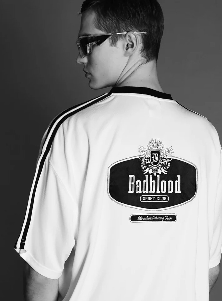  Áo Thun [Unisex] Badblood - [at-tee23-003] Sports Club T-Shirt White 