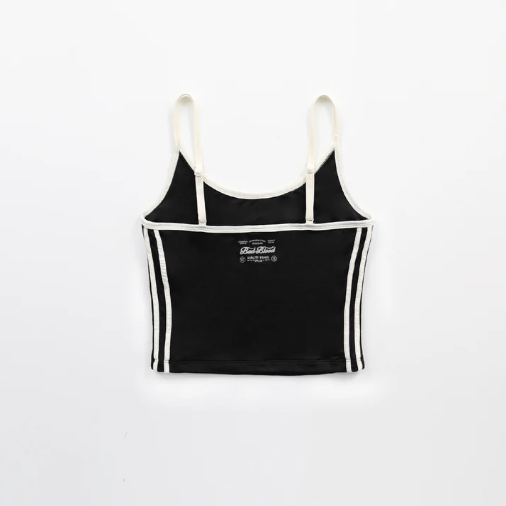  Áo Hai Dây [Nữ] Badblood - [w-tnk24-034] Wendy Spaghetti Strap Tank Top Black 