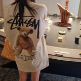  Áo Stussy [Unisex] - Built Tough Bear - Beige 