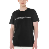  Áo Thun CALVIN KLEIN [Unisex] - Playera Logo Hombre Azul - 4RAB810 