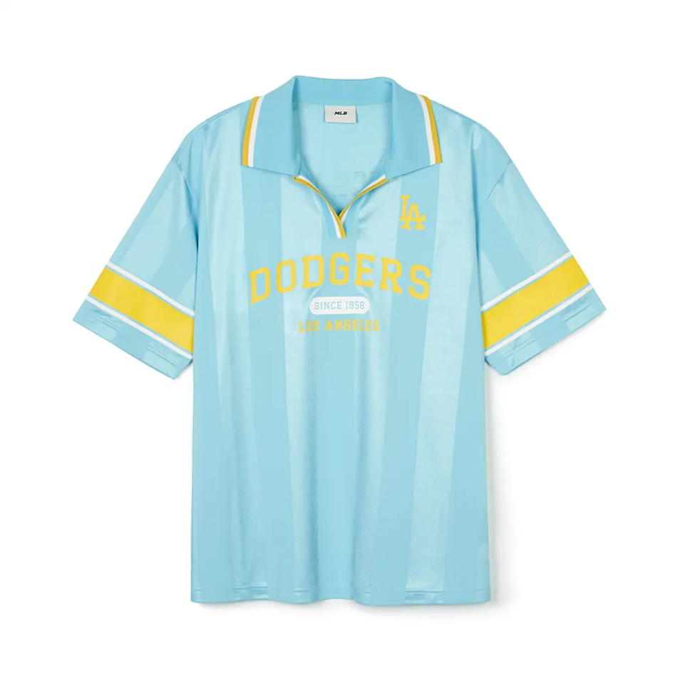  Áo Polo MLB [Unisex] Varsity Sport Jersey Overfit - 3FTSV1743 