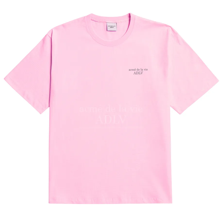  Áo thun Acmé de la vie - ADLV BASIC SHORT SLEEVE T-SHIRT 2 PINK 