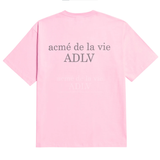  Áo thun Acmé de la vie - ADLV BASIC SHORT SLEEVE T-SHIRT 2 PINK 