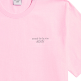 Áo thun Acmé de la vie - ADLV BASIC SHORT SLEEVE T-SHIRT 2 PINK 