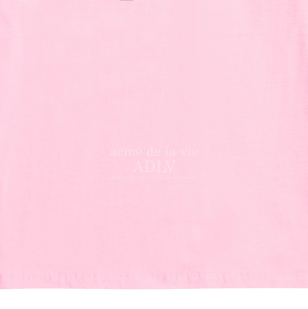  Áo thun Acmé de la vie - ADLV BASIC SHORT SLEEVE T-SHIRT 2 PINK 
