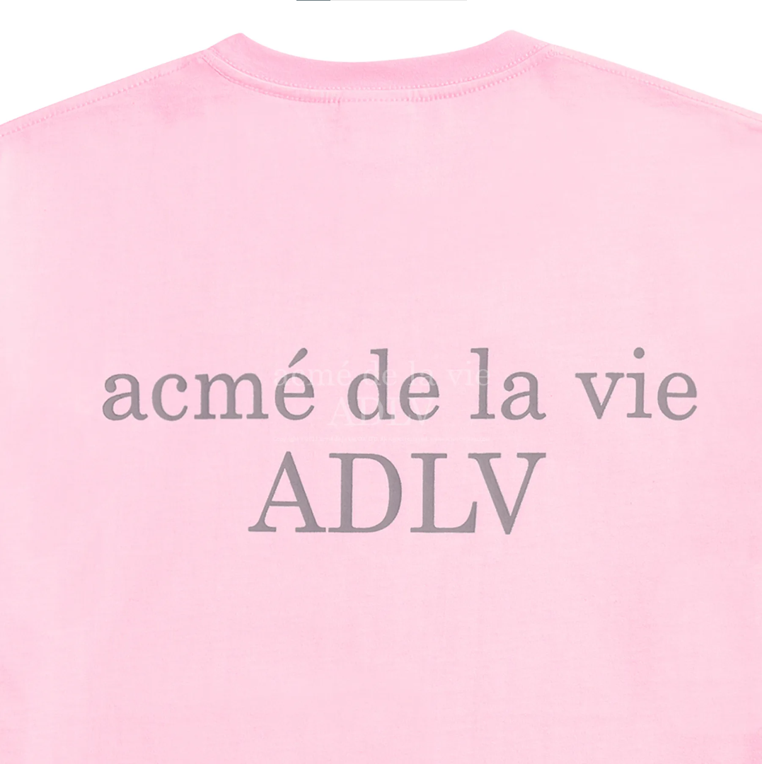  Áo thun Acmé de la vie - ADLV BASIC SHORT SLEEVE T-SHIRT 2 PINK 