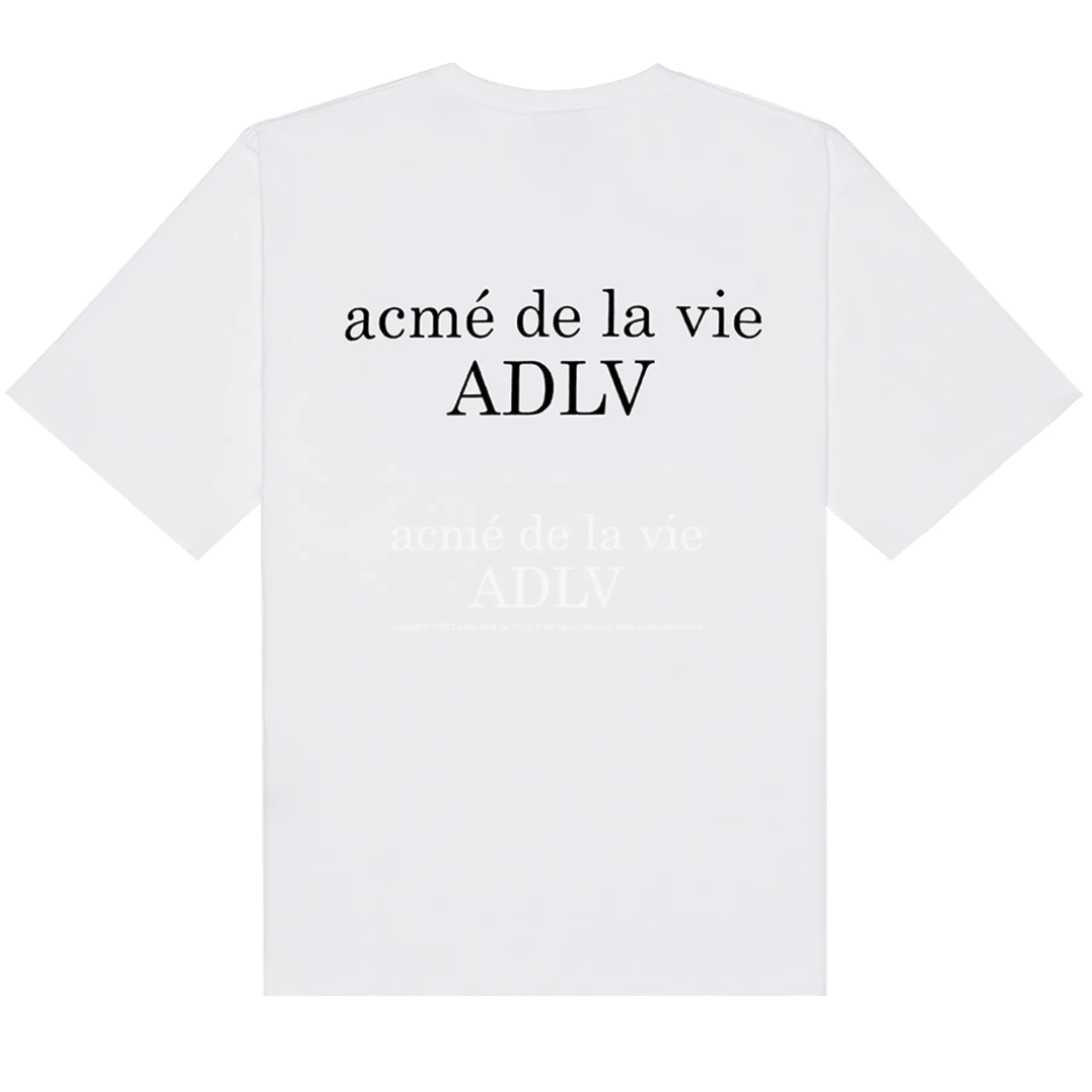  Áo thun - Acmé de la vie - ADLV BASIC SHORT SLEEVE 2 WHITE TEE 