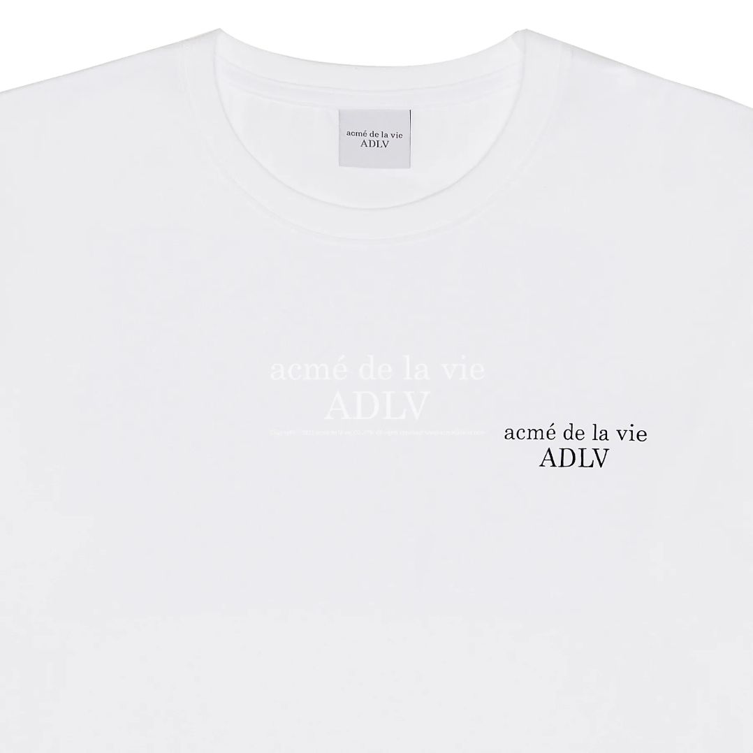  Áo thun - Acmé de la vie - ADLV BASIC SHORT SLEEVE 2 WHITE TEE 