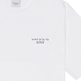  Áo thun - Acmé de la vie - ADLV BASIC SHORT SLEEVE 2 WHITE TEE 