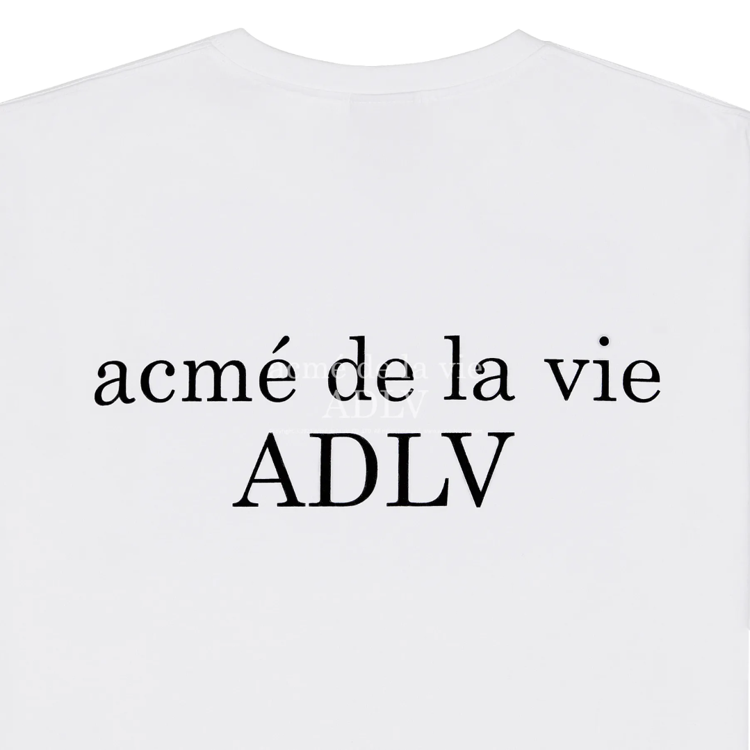  Áo thun - Acmé de la vie - ADLV BASIC SHORT SLEEVE 2 WHITE TEE 