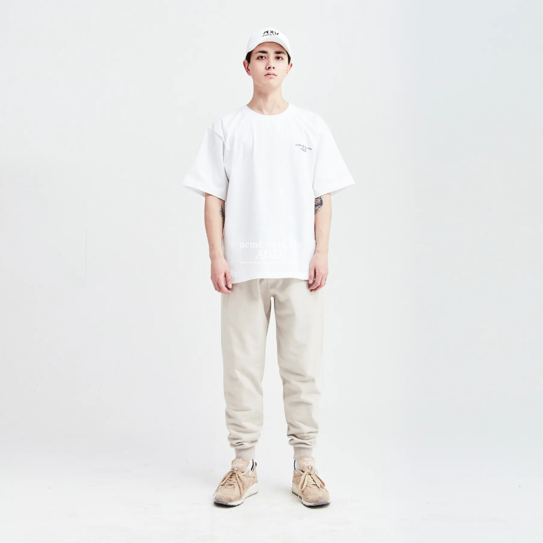  Áo thun - Acmé de la vie - ADLV BASIC SHORT SLEEVE 2 WHITE TEE 