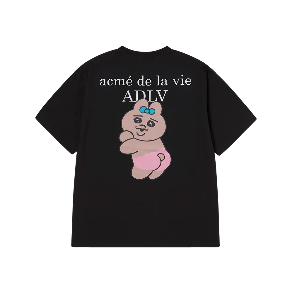  Áo thun ADLV - Acmédelavie Tanning Opanchu Usagi Black 