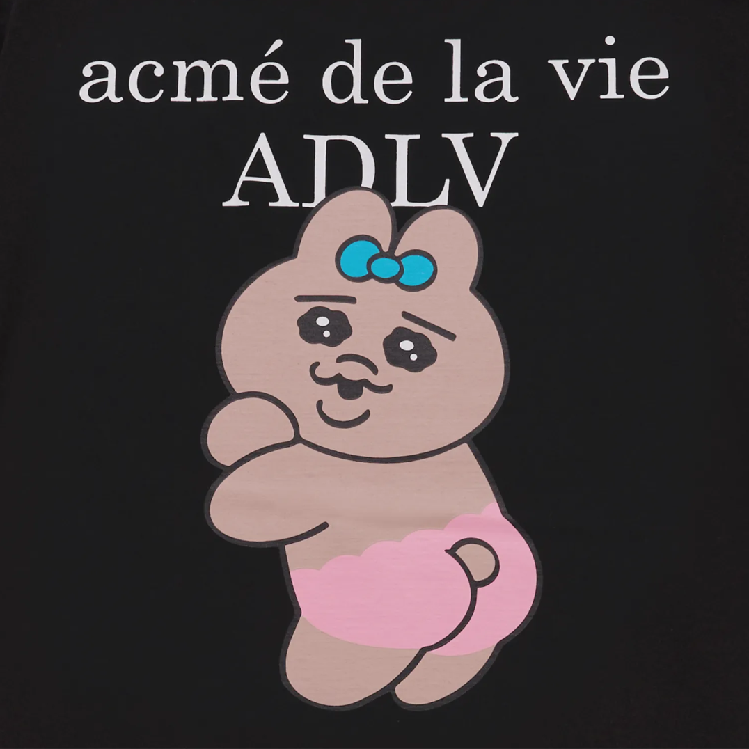  Áo thun ADLV - Acmédelavie Tanning Opanchu Usagi Black 