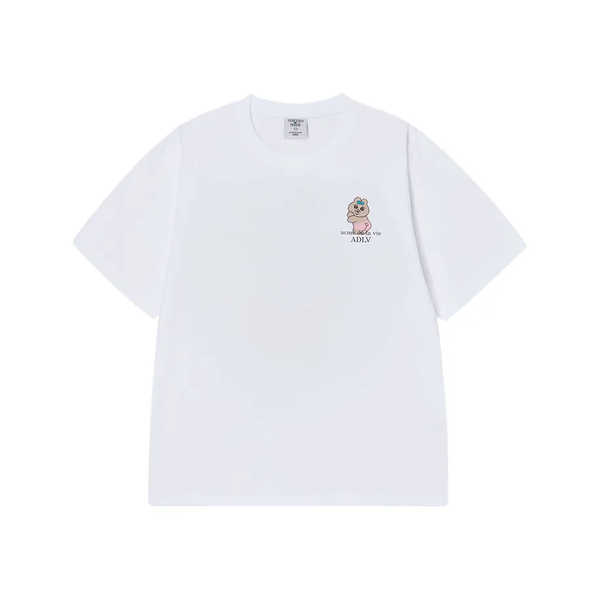 Áo thun ADLV - Acmédelavie Tanning Opanchu Usagi White