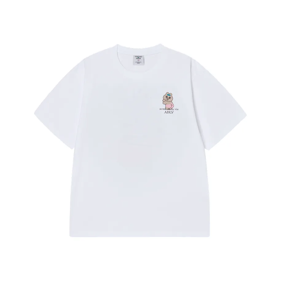  Áo thun ADLV - Acmédelavie Tanning Opanchu Usagi White 