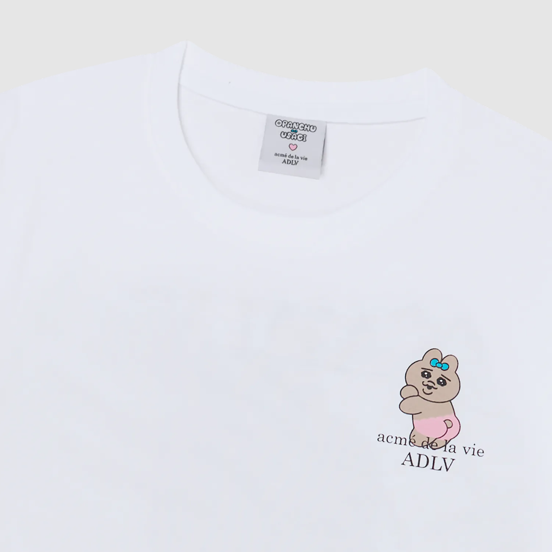  Áo thun ADLV - Acmédelavie Tanning Opanchu Usagi White 