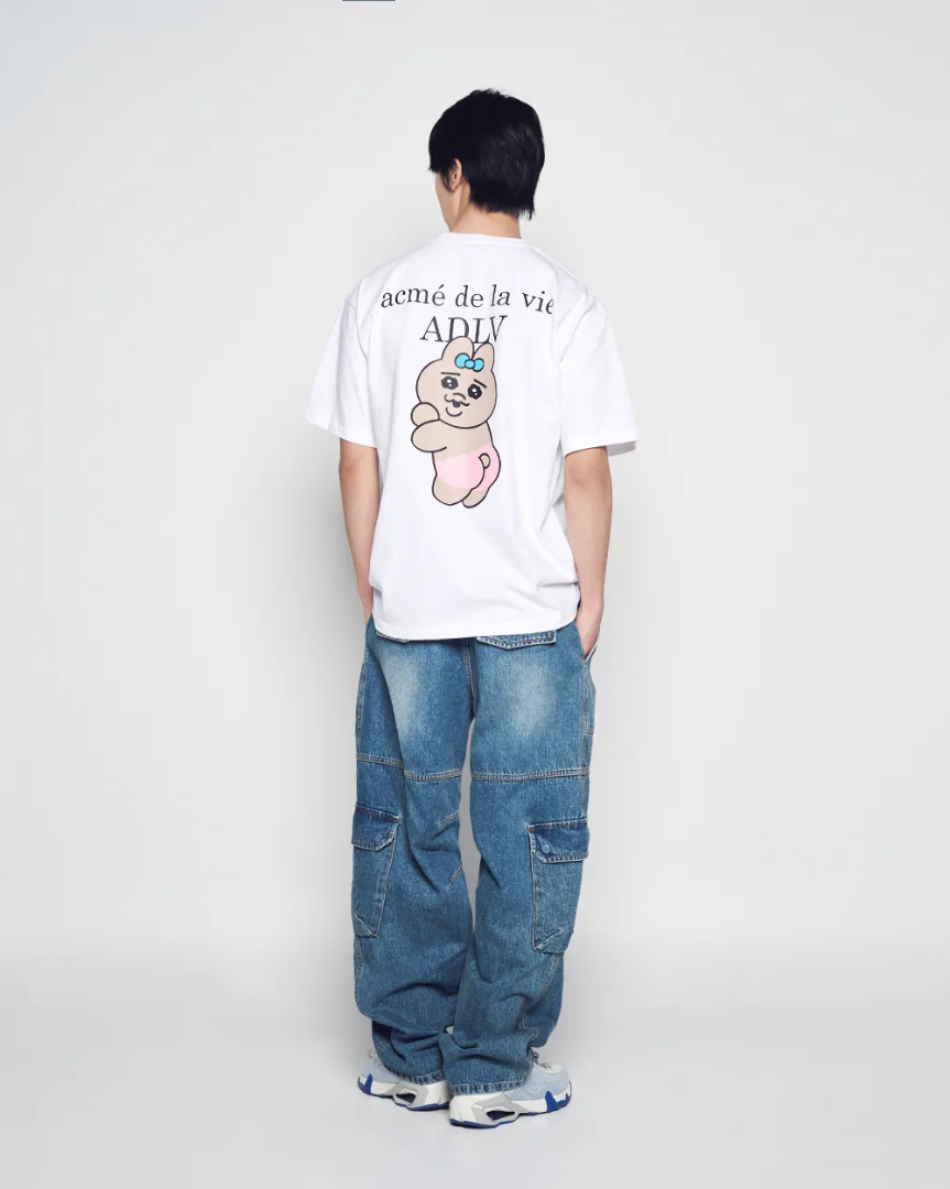  Áo thun ADLV - Acmédelavie Tanning Opanchu Usagi White 