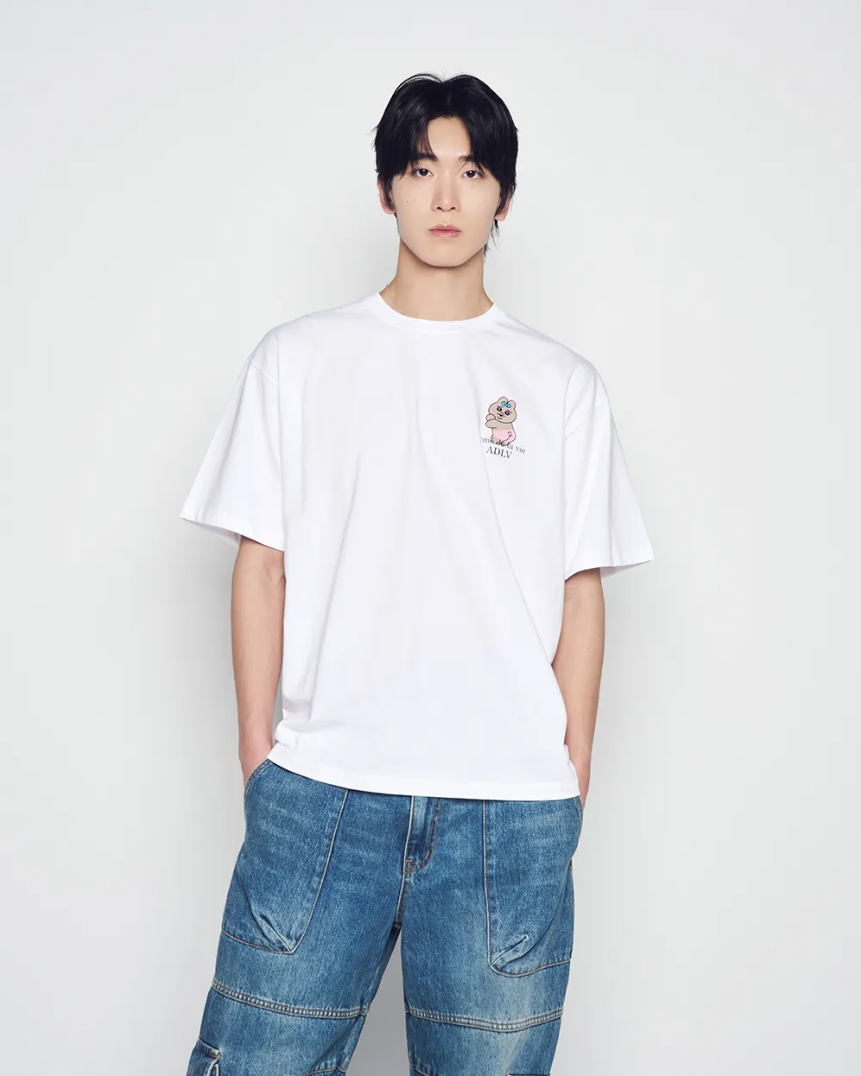  Áo thun ADLV - Acmédelavie Tanning Opanchu Usagi White 
