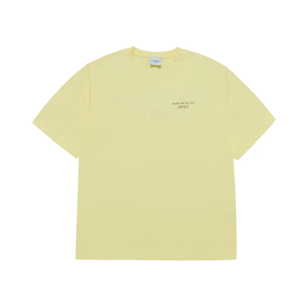 Áo thun ADLV - Acmé de la vie Basic Logo Season 3 Light Yellow
