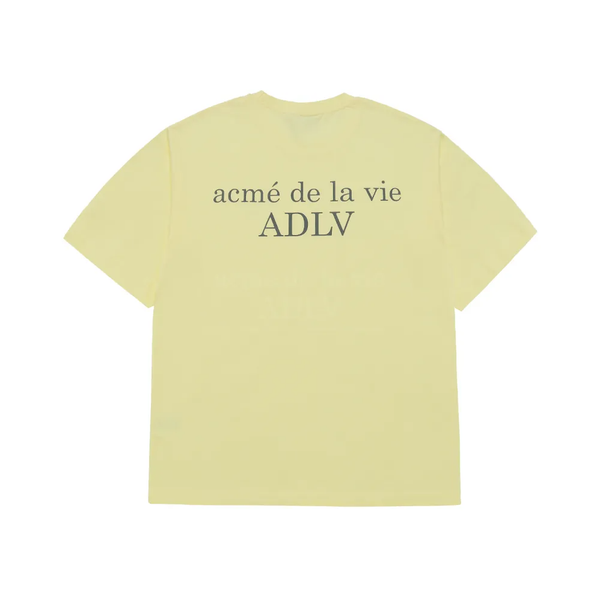 Áo thun ADLV - Acmé de la vie Basic Logo Season 3 Light Yellow